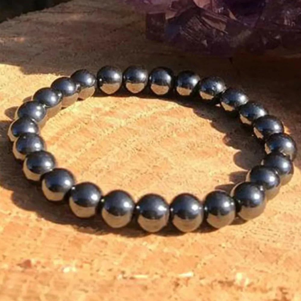 Genuine Hemetite gemstone bracelets